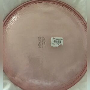 Pottery Barn 8 acrylic plates nwt pink